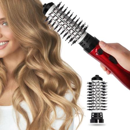 Imagem de Escova Secadora Rotativa 360 Straight Hair Vermelha