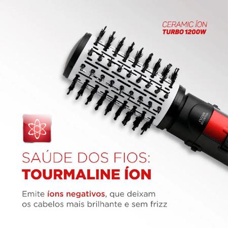 Imagem de Escova Secadora Rotativa Mondial Ceramic Íon Turbo ER-09 1200W