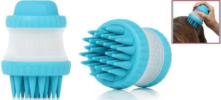 Escova Soft para Lavar a Pelage Pet com Reservatório de Shampoo e Cerdas de Silicone Macias - Kopeck Imagem de Escova Soft para Lavar a Pelage Pet com Reservatório de Shampoo e Cerdas de Silicone Macias - Kopeck
