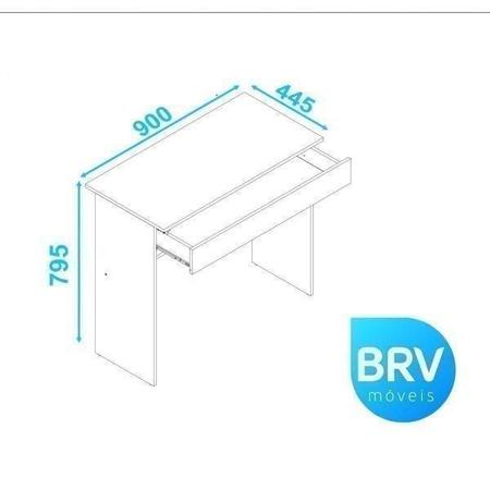 Imagem de Escrivaninha 1 Gaveta Bho 21 Office BRV Móveis