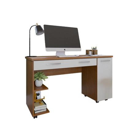 Imagem de Escrivaninha Mesa para Computador Makalu 1 Porta 2 Gavetas