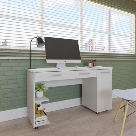Mesa Escrivaninha Computador Studio Com Gaveta Canela - Loja DoceLar