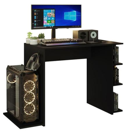 Imagem de Escrivaninha Mesa para Computador Office Preto 9414 Madesa