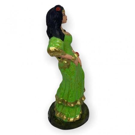 Escultura Cigana Em Resina 15 Cm Umbanda Candomblé - Meta Atacado Imagem de Escultura Cigana Em Resina 15 Cm Umbanda Candomblé