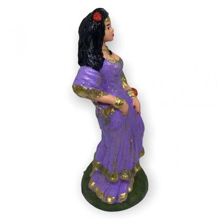 Escultura Cigana Em Resina 15 Cm Umbanda Candomblé - Meta Atacado Imagem de Escultura Cigana Em Resina 15 Cm Umbanda Candomblé