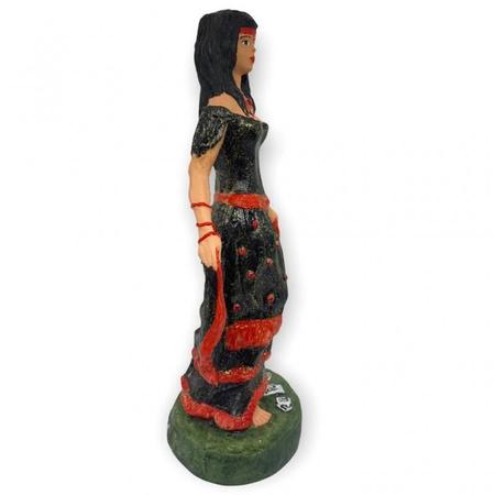 Escultura Cigana Umbanda Candomblé Em Resina 22 Cm - Meta Atacado Imagem de Escultura Cigana Umbanda Candomblé Em Resina 22 Cm