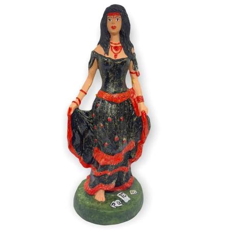 Escultura Cigana Umbanda Candomblé Em Resina 22 Cm - Meta Atacado Imagem de Escultura Cigana Umbanda Candomblé Em Resina 22 Cm