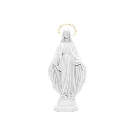 Imagem de Escultura Nossa Senhora das Graças em Pó de Mármore 32cm