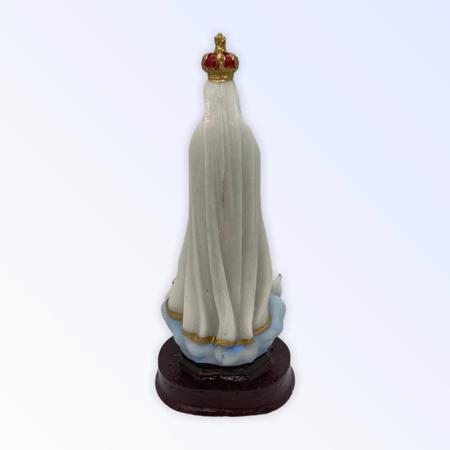 Imagem de Escultura Nossa Senhora De Fátima 15 Cm Em Resina - Proteção