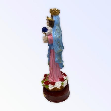 Imagem de Escultura Nossa Senhora Dos Aflitos 14 Cm Em Resina