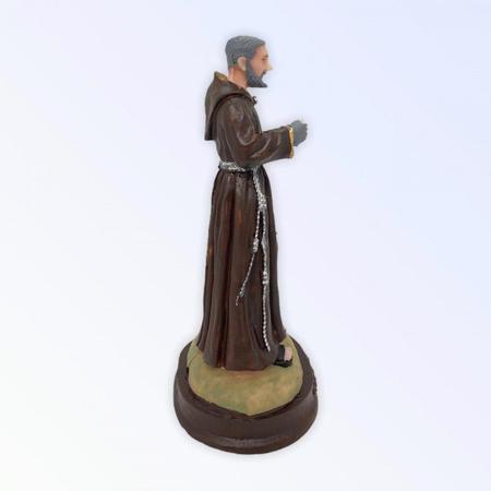 Escultura Padre Pio 15 cm em Resina - META ATACADO Imagem de Escultura Padre Pio 15 cm em Resina