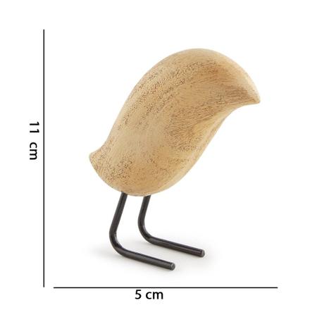 Escultura Pássaro Decorativo em Poliresina 11 cm - D'Rossi - DROSSI Imagem de Escultura Pássaro Decorativo em Poliresina 11 cm - D'Rossi