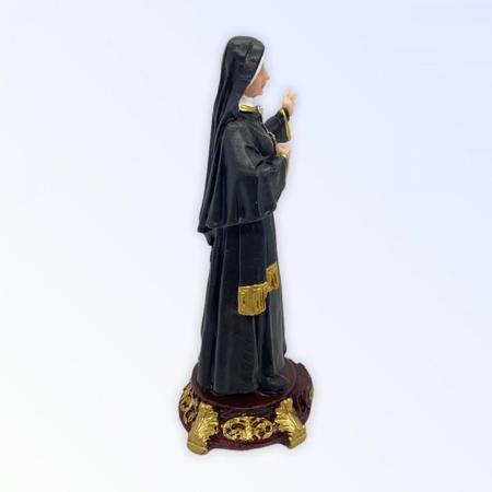 Imagem de Escultura Santa Faustina Resina 16 cm Alta Qualidade