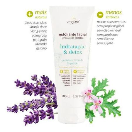 Imagem de Esfoliante Facial Hidratação E Detox Vegana - 100ml Wnf