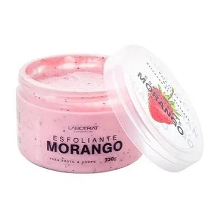 Imagem de Esfoliante LABOTRAT Morango com Argila Rosa  + Branca 300g