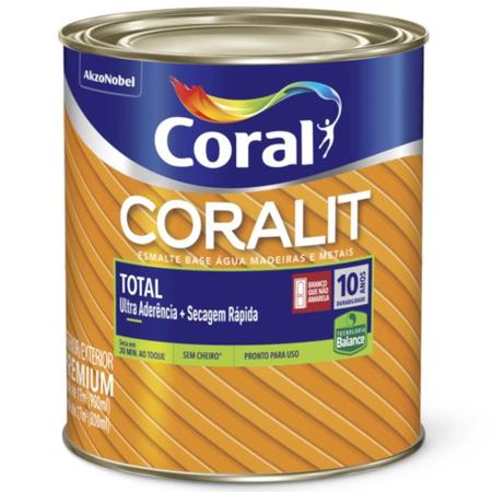 Imagem de Esmalte a Base de Água Coralit Total Zero Brilhante 900ml - CORAL