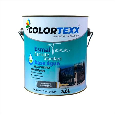 Imagem de Esmalte Branco Acetinado 3,6l Base Água  Sem Cheiro  ColorTexx