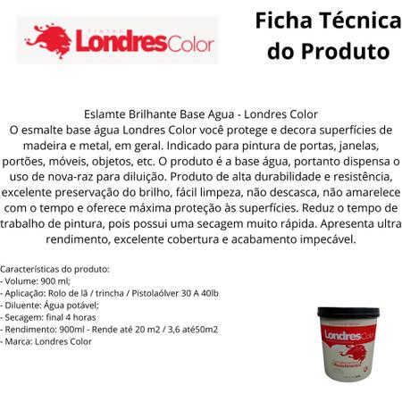 Imagem de Esmalte Brilhante Base Agua 900ml - Londres Color