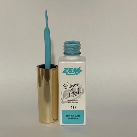 Imagem de Esmalte em Gel Liner Nº 10 10ml - ZEM