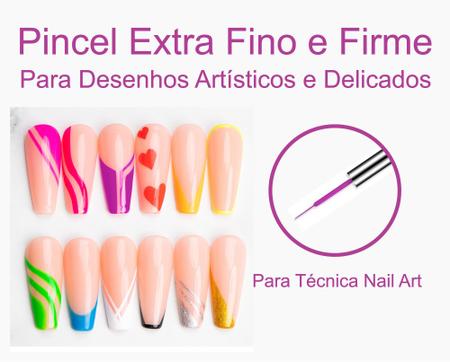 Pincel para Unha Pintura, Desenho-Ferramenta de Manicure