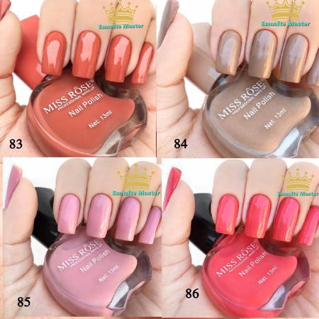 Imagem de Esmalte Miss Rose Coleção com 24 Cores Variadas