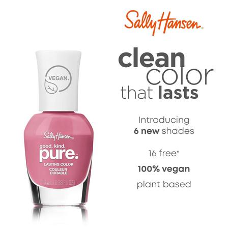 Imagem de Esmalte Sally Hansen Good Kind Pure Vegan Cor 224 Rose 10Ml