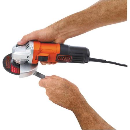 Imagem de Esmerilhadeira Angular 4.5" 650W Black & Decker G650 com Empunhadura Auxiliar 220V - BLACK+DECKER