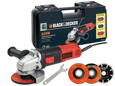 Imagem de Esmerilhadeira Black & Decker Profissional 820W