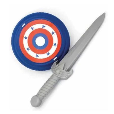 Imagem de Espada e Escudo Capitão América Brinquedo Vingadores Avengers
