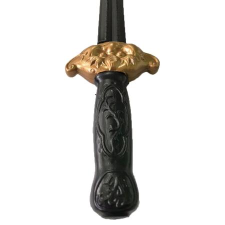 Imagem de Espada Medieval Preta e Dourada de Plástico