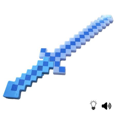 Imagem de Espada Minecraft Brinquedo Com Som E Luz De Led Infantil