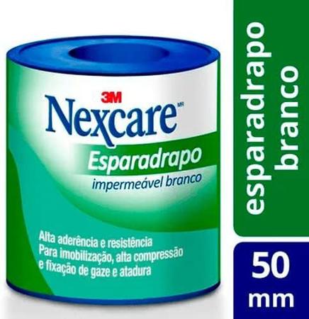 Imagem de Esparadrapo Impermeável Nexcare Branco 50mm X 3m