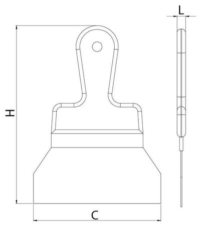 Imagem de Espatula Aço Inox Cortag 600mm - Drywall Gesso