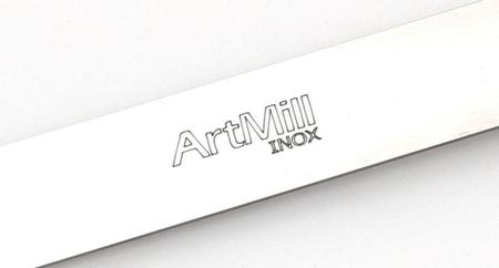 Imagem de Espátula Churrasco Steaks Artmill em Aço Inox e Cabo de Madeira 48 cm