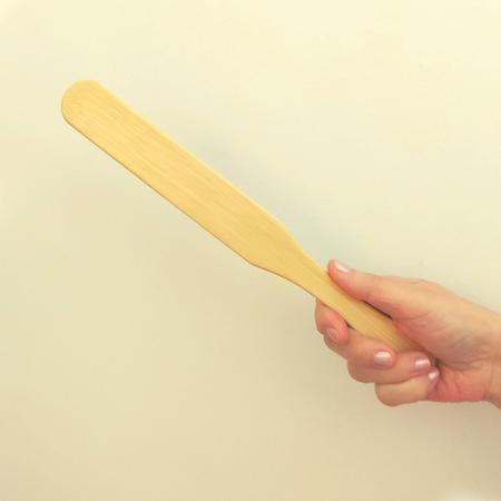 Imagem de Espátula para Depilação de Bambu - 29 cm
