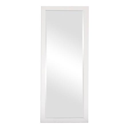 Imagem de Espelho 30x70 Moldura Branca Para decoração, corredor, Quarto e Sala.
