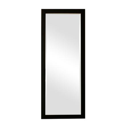 Imagem de Espelho 30x70 Moldura Preta Para decoração, corredor, Quarto e Sala.