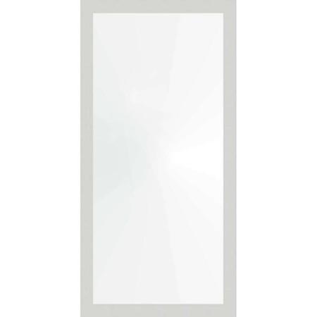 Imagem de Espelho 48x98 Moldura 4cm Reta Branca