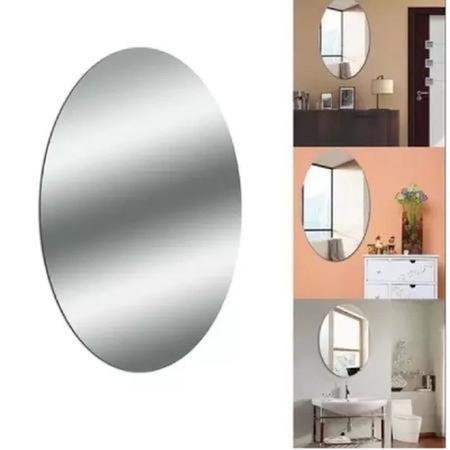 Imagem de Espelho Adesivo Mágico de Parede Banheiro Quarto 30x20cm