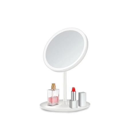 Imagem de Espelho Articulado Com Led Maquiagem Mesa Circular Usb