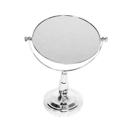 Imagem de Espelho D Mesa Maquiagem Ótica Estética Dupla Face Gira 360º