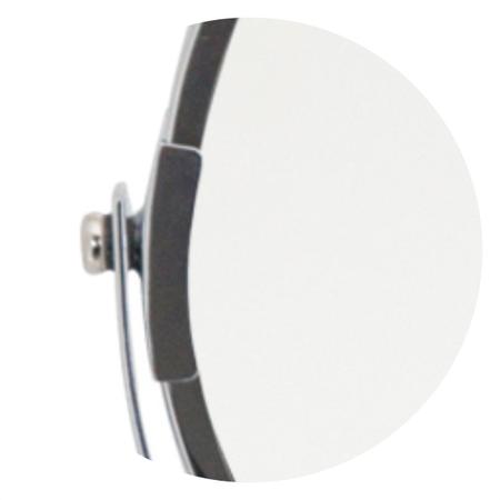 Imagem de Espelho De Aumento Articulado Para Parede Giratório Inox