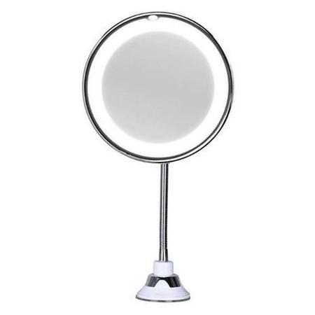 Fdit Espelho montado na parede, espelho de banheiro extensível giratório de  360° para barbear espelho de braço extensível para maquiagem, espelho de  vaidade lateral para banheiro, espelho de parede para meninas adolescentes