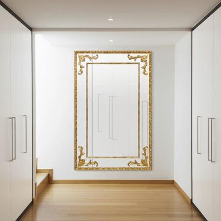 Imagem de Espelho de Chão com Moldura Clássico 129x199cm Decore Pronto