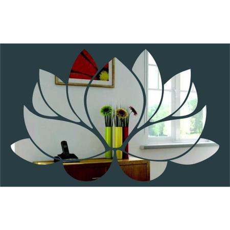 Imagem de Espelho Decorativo Flor De Lotus 30X19Cm