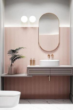 Imagem de Espelho Decorativo Oval Lapidado 60x40 CM Moderno Sala de jantar Quarto E  Banheiro 