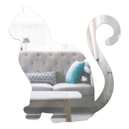 Imagem de Espelho Decorativo Pet - Gato