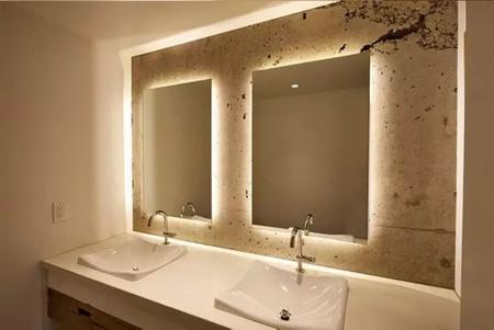 Imagem de Espelho Decorativo Retangular Banheiro Sala Cozinha 40x50cm