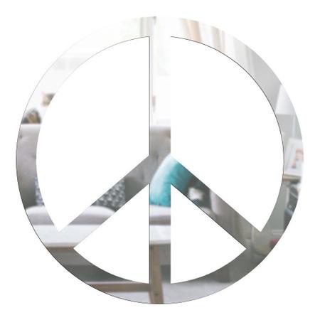 Imagem de Espelho Decorativo - Simbolo Paz