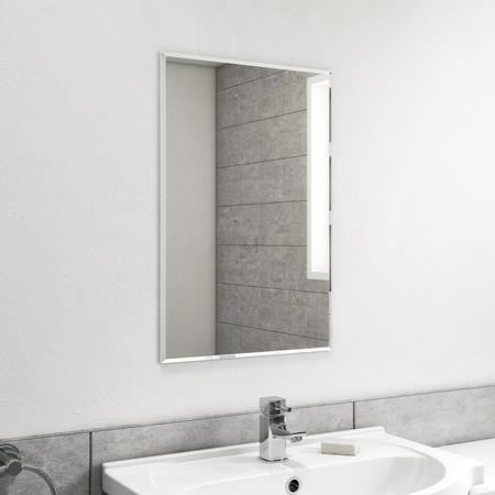Imagem de Espelho lapidado Bisotê autoadesivo dupla face 30x50cm